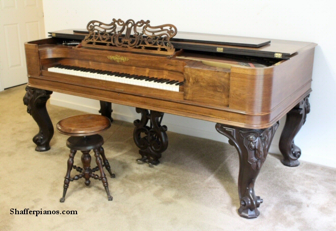 Antique Piano Chickering Square Grand Piano Restored Antique Pianos